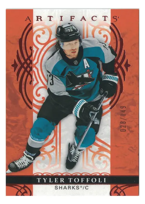 Tyler Toffoli Orange #99 028/149 2026-27 Upper Deck Artifacts