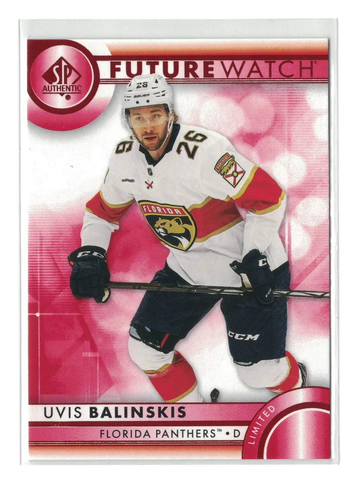 Uvis Balinskis Future Watch #161 2023-24 SP Authentic Hockey Card — front