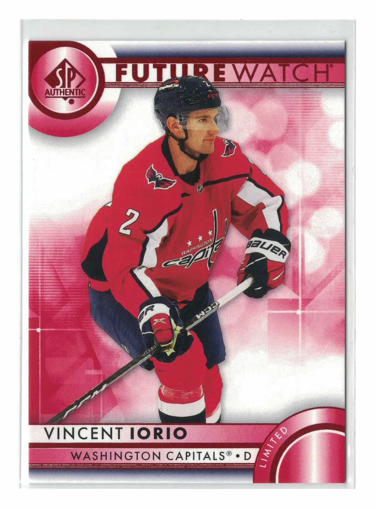 Vincent Iorio Future Watch #132 2023-24 SP Authentic Hockey Card — front