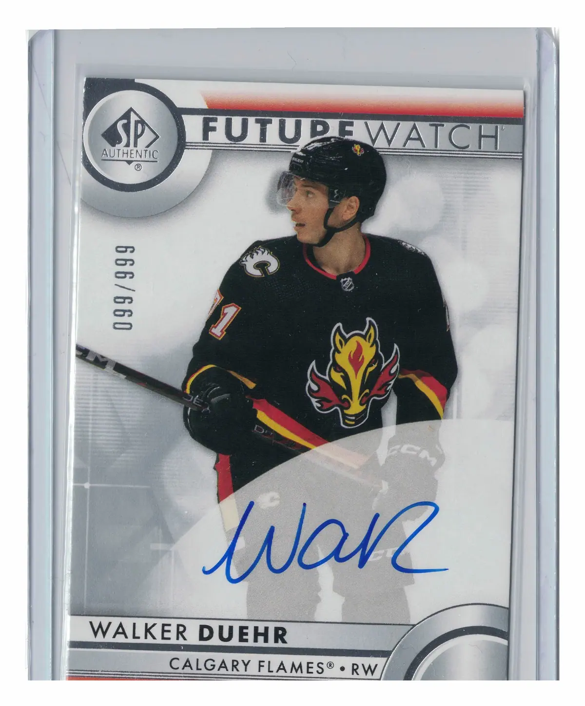 Walker Duehr Future Watch Auto 099/999 #121 2023-24 SP Authentic Hockey Card — front