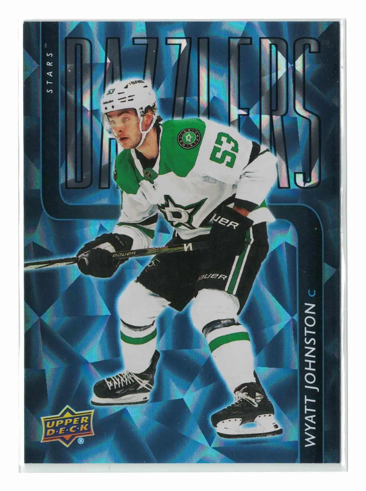 Wyatt Johnston Dazzlers #DZ-95 2025-26 Upper Deck Series 2 Hockey Card — front