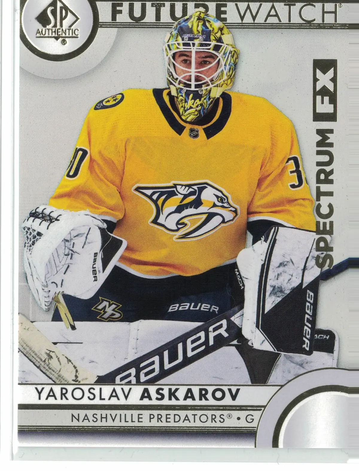 Yaroslav Askarov Future Watch SPECTRUM FX #S-71 2023-24 SP Authentic Hockey Card — front