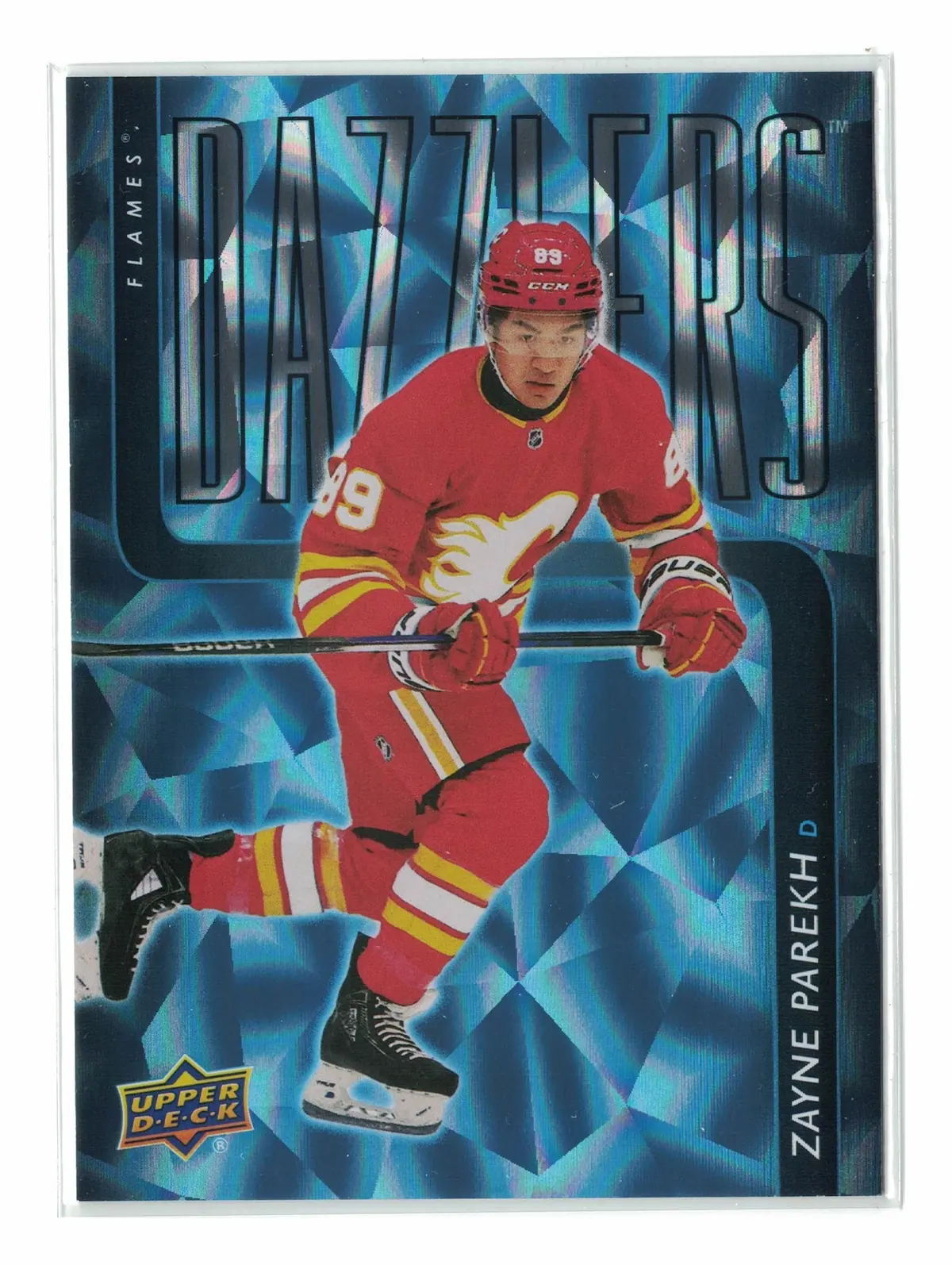 Zayne Parekh Dazzlers #DZ-79 2025-26 Upper Deck Series 2 Hockey Card — front