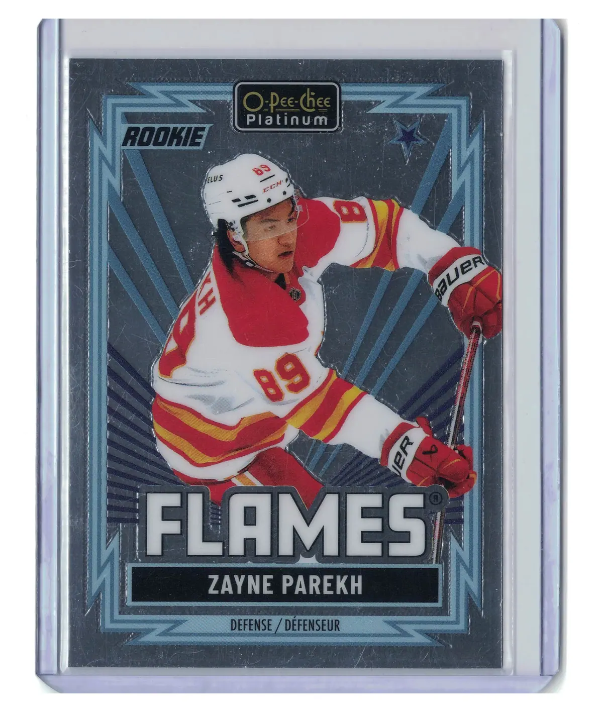 Zayne Parekh Rookies #R-95 2025-26 O-Pee-Chee Platinum Hockey Card — front